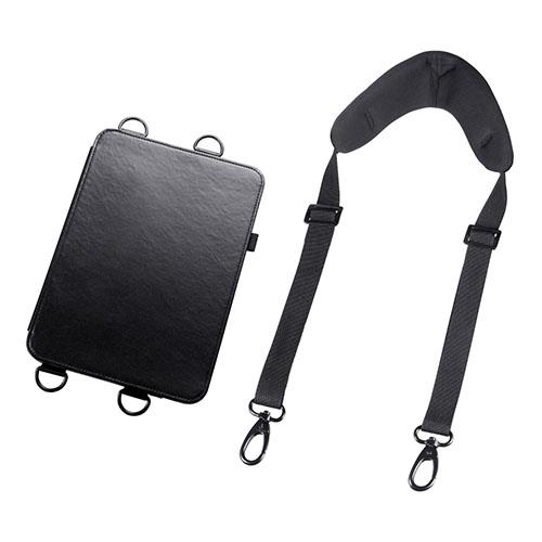 サンワサプライ PDA-IPAD1712BK2 iPad Pro 11インチ(M4/2024) 用スタンド･ベルト付きケース