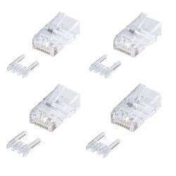 サンワサプライ ADT-6RJ-10N カテゴリ6RJ-45コネクタ 単線用 10個入