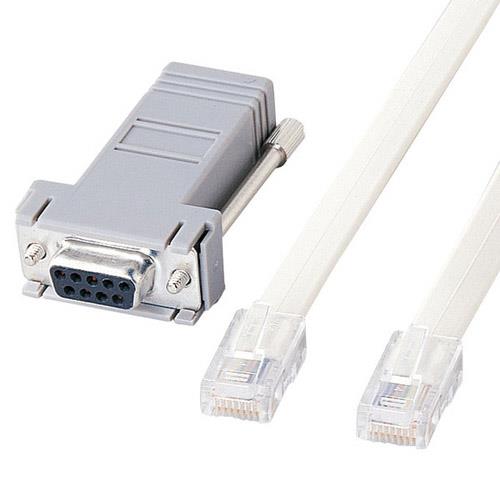 サンワサプライ LA-CONS-AN コンソールケーブルキット D-sub9pinメス 2m