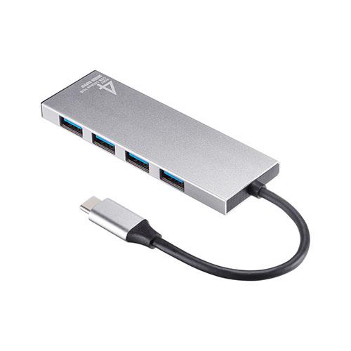サンワサプライ USB-10TC13SV USB 10Gbps Type-C ハブ USB A×4ポート