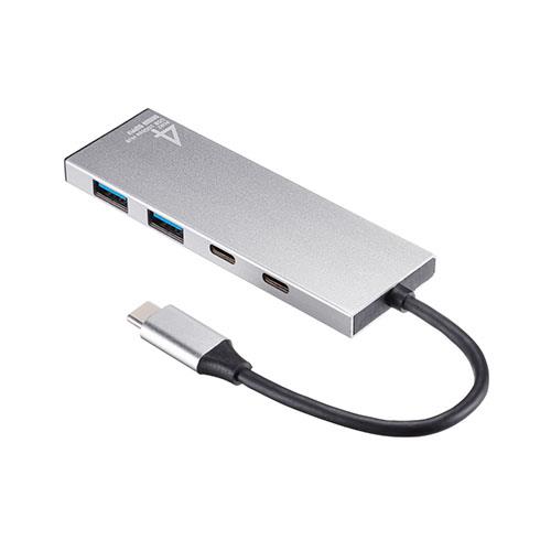 サンワサプライ USB-10TC14SV USB 10Gbps Type-C ハブ USB Type-C×2ポート･USB A×2ポート