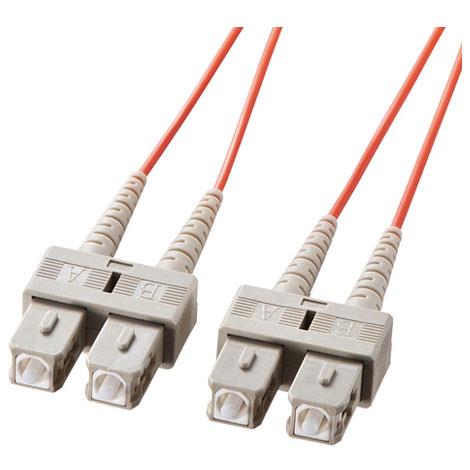 サンワサプライ HKB-SCSC6-10L 光ファイバケーブル 10m