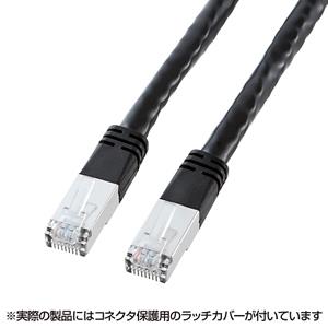 サンワサプライ KB-T6POE-03BK(ブラック) PoE対応 CAT6 LANケーブル 3m