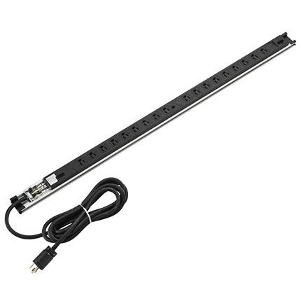 サンワサプライ 19インチサーバーラック用コンセント 18個口(上挿し) 3m TAP-SV2018