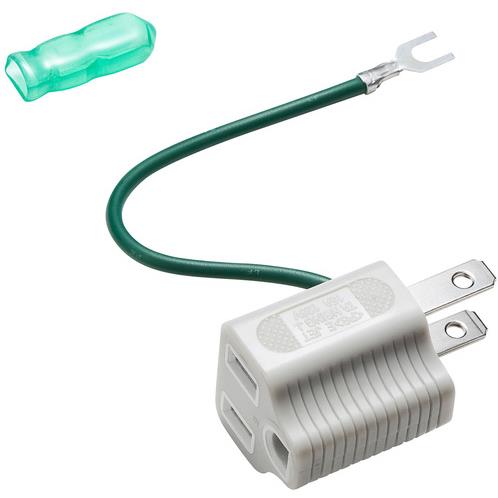 サンワサプライ TAP-AD8GY 3P→2P変換アダプタ