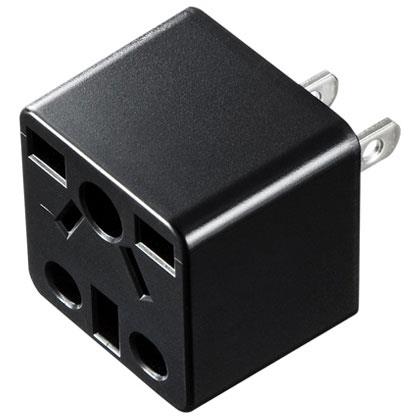 サンワサプライ TR-AD5BK(ブラック) 日本専用マルチタイプ電源変換アダプタ 7個口(横挿し)