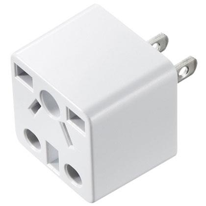 サンワサプライ TR-AD5W(ホワイト) 日本専用マルチタイプ電源変換アダプタ 7個口(横挿し)