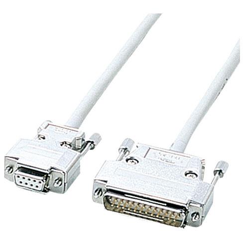 サンワサプライ KRS-423XF5N RS-232Cケーブル クロス 5m