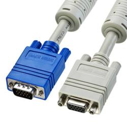 サンワサプライ KC-VEN3K ディスプレイ延長ケーブル 複合同軸 アナログRGB 3m