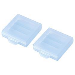 サンワサプライ DG-BT4BLN(ブルー) 電池ケース 単4形用2個セット