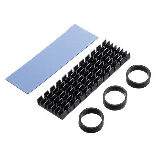 サンワサプライ TK-HM5BK ブラック M.2 SSD用ヒートシンク