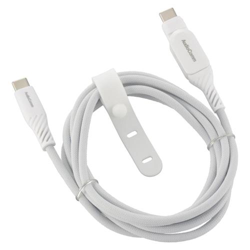 オーム電機(OHM) SMT-L15SS100N AudioComm さらさらUSBｹｰﾌﾞﾙ PD対応 Type-CtoC 片側スイング式 1.5m