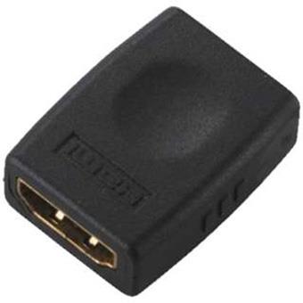 オーム電機(OHM) VIS-P0301(ブラック) HDMI中継コネクター VIS-P0301