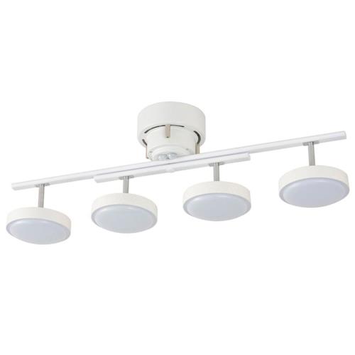 オーム電機(OHM) LT-YLS4RC-W ホワイトウッド LED4灯シーリングライト ホワイトウッド 06-1647