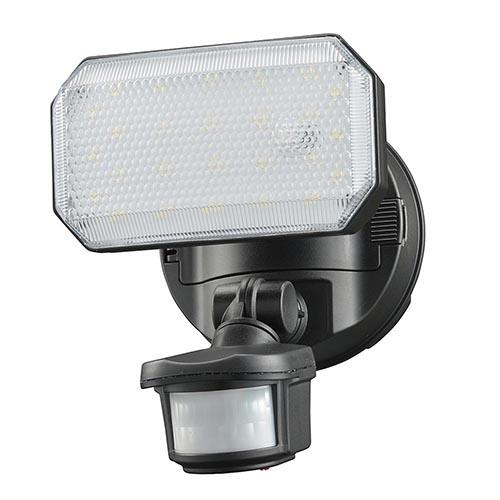 オーム電機(OHM) LS-B311 monban 防犯センサーライト 1灯 リチウム充電池式 1000ルーメン