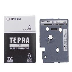キングジム(KING JIM) TC6S テプラTR 白テープ 黒文字/白 6mm幅