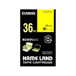 CASIO(カシオ) XR-36YW ネームランド スタンダードテープ 黄/黒文字 36mm