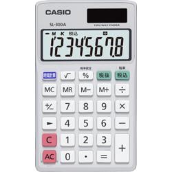 CASIO(カシオ) SL-300A 卓上電卓 8桁