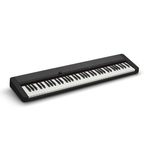 【長期5年保証付】CASIO(カシオ) CT-S1-76BK(ブラック) Casiotone キーボード 76鍵盤 コンパクトでシンプル