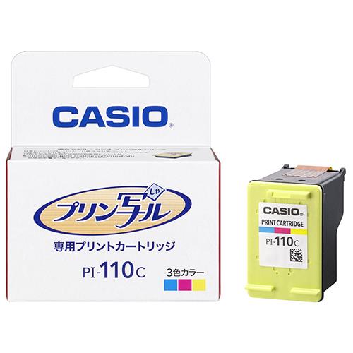 CASIO(カシオ) PI-110C プリン写ル専用プリントカートリッジ 3色カラー