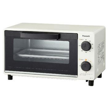 ピーコック(peacock) WBT-10-W ホワイト オーブントースター 1000W