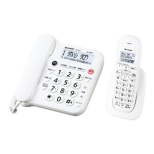 シャープ(SHARP) JD-G33CL ホワイト系 電話機 子機1台タイプ