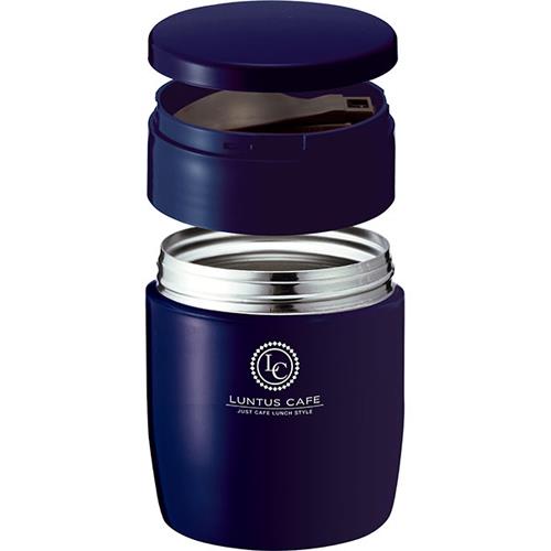 アスベル HLB-SR300-NV ネイビー ランタス ステンレス保温 保冷スープボトルM 300ml