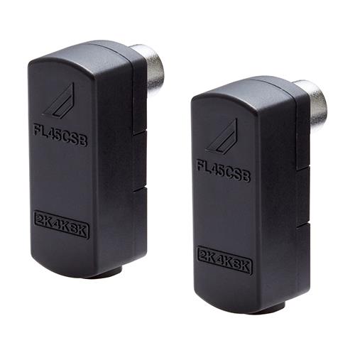 DXアンテナ FL45CSB2(B) DXアンテナ テレビコンセントプラグ(4C、5C用) ブラック 2個入