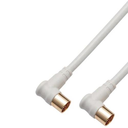 DXアンテナ 4JW3LLS B DXアンテナ テレビ接続ケーブル 3m ホワイト