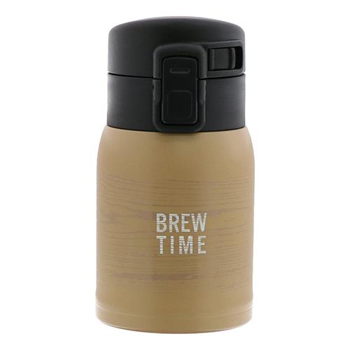 ベストコ ND-5122(ベージュ) ワンタッチステンレスボトル 200ml ブリュー