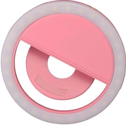 エツミ VE2298(ピンク) クリップリングライト28 VLOG