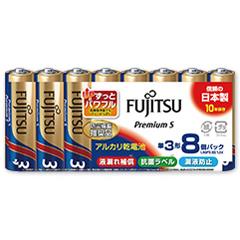 富士通(FUJITSU) LR6PS(8S) プレミアムS アルカリ乾電池 単3形 8個パック