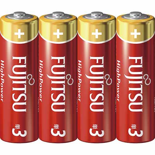 富士通(FUJITSU) LR6FH(4S) ハイパワー アルカリ乾電池 単3形 4本パック シュリンクパック