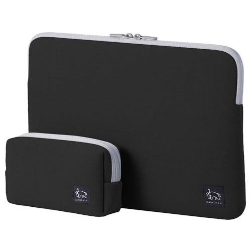 ハクバ(HAKUBA) SCH-PCMPSTBK ﾌﾞﾗｯｸ Chululu チュルル PCインナーケース 13.3インチ&マルチポーチ