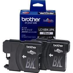 ブラザー(brother) LC16BK-2PK 純正 インクカートリッジ ブラック 2個パック 大容量