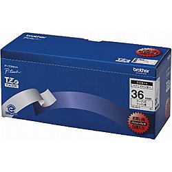 ブラザー(brother) TZe-261V ピータッチ ラミネートテープ 黒文字/白 36mm 5個