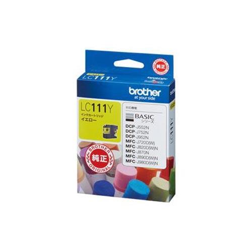ブラザー(brother) LC111Y 純正 インクカートリッジ イエロー