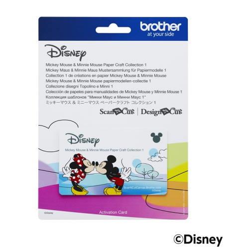 ブラザー(brother) スキャンカット用パターン集 ミッキー&ミニー ペーパークラフトコレクション1