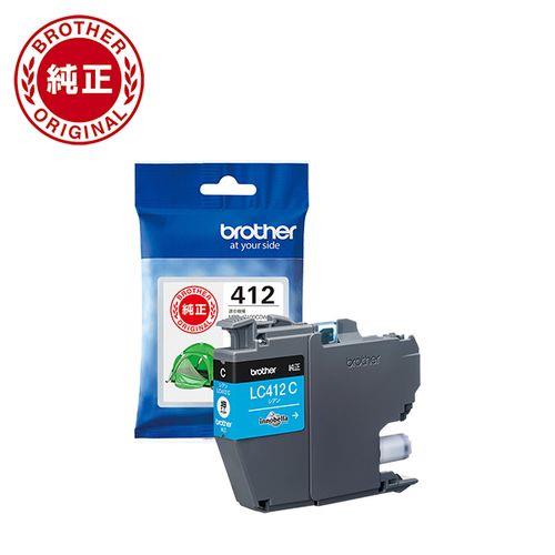 ブラザー(brother) LC412C 純正 インクカートリッジ シアン 標準容量