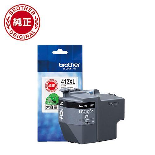 ブラザー(brother) LC412XLBK 純正 インクカートリッジ ブラック 大容量