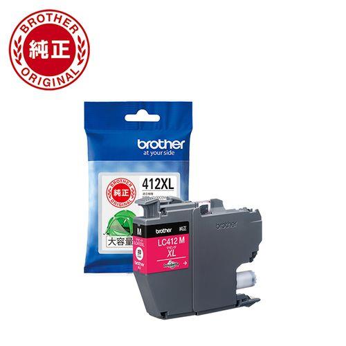 ブラザー(brother) LC412XLM 純正 インクカートリッジ マゼンタ 大容量