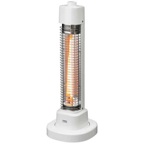 ユアサプライムス YA-H410D-W ホワイト 首振り電気ストーブ コンパクト 400W