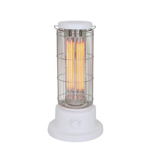 ユアサプライムス YKT-CT1000D-W ホワイト クラシックカーボンヒーター 電気ストーブ 1000W