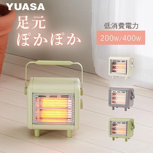 ユアサプライムス YKT-D400E(M) (グリーン) しかくい電気ストーブ