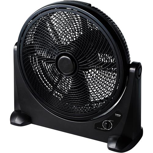 ユアサプライムス YF-457A-K ブラック 45cm上向大型ルーバーファン 工業扇