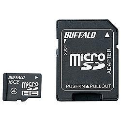 バッファロー(BUFFALO) RMSD-BS16GAB microSDHCカード 16GB