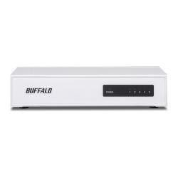 バッファロー(BUFFALO) LSW4-TX-5NS/WHD(ホワイト) 10/100Mbps対応 スイッチングHub 5ポート