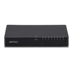 バッファロー(BUFFALO) LSW4-TX-8EP/BKD ブラック 10/100Mbps対応 スイッチングHub 8ポート