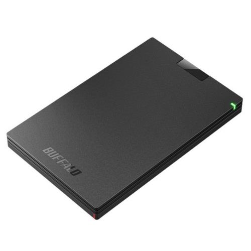 バッファロー(BUFFALO) HD-PCG500U3-BA ブラック ポータブルHDD 500GB USB3.1 Gen1 /3.0/2.0接続