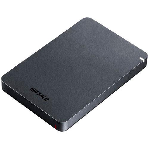 バッファロー(BUFFALO) HD-PGF1.0U3-BKA ブラック ポータブルHDD 1TB USB3.1 Gen1 /3.0/2.0接続 耐衝撃